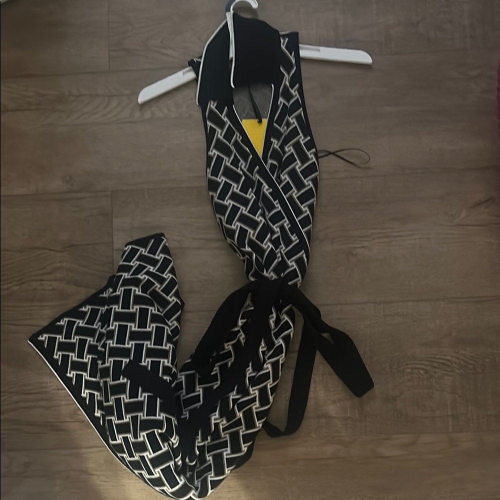 Diane Von Furstenberg x target Black and White Midi Dress